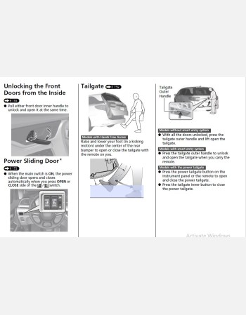 honda odyssey 2018 owners manual
